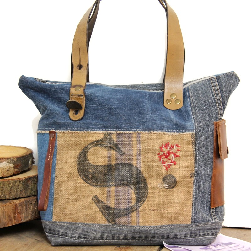 Jute Sac Ã Main En Toile Femme Petit Sac à Dos En Lin Français Made In