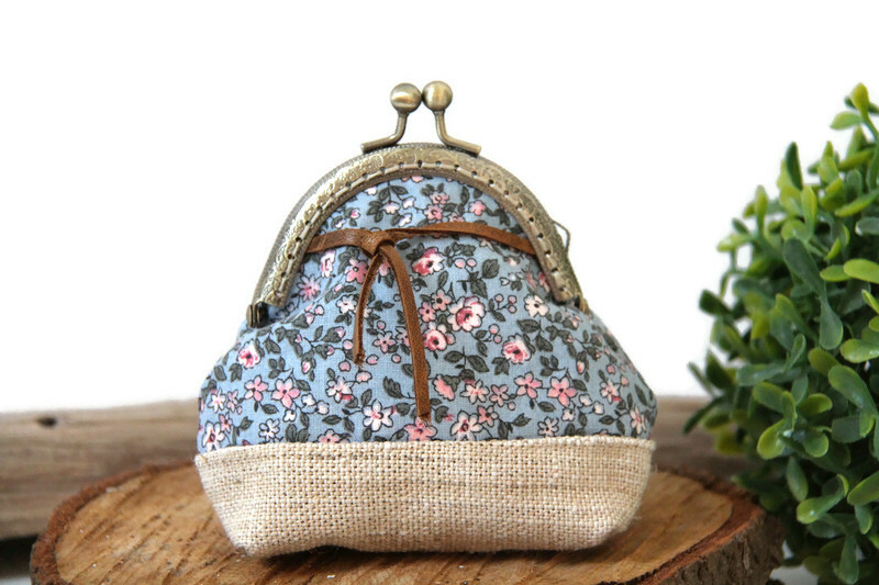 Porte-monnaie femme fermoir métallique Pleasant Home