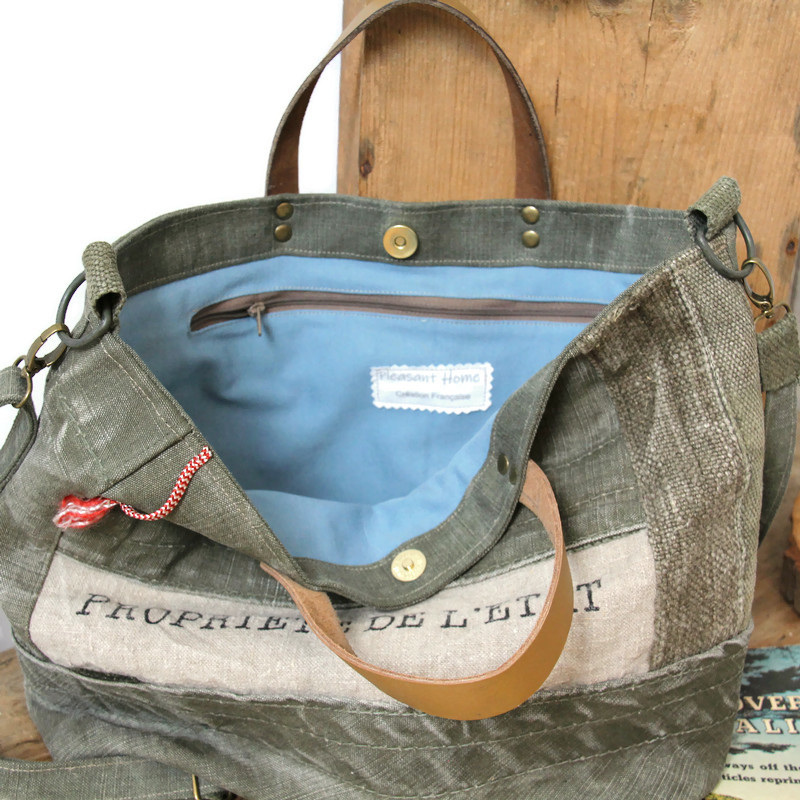 Sac fourre-tout mixte en toiles recyclées – Image 7