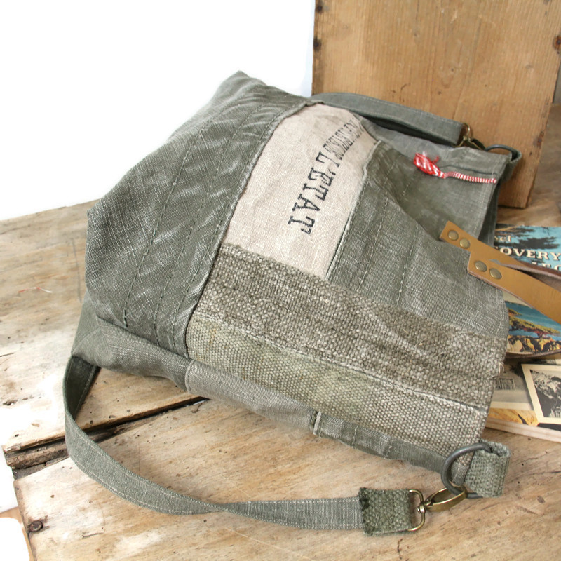 Sac fourre-tout mixte en toiles recyclées – Image 8