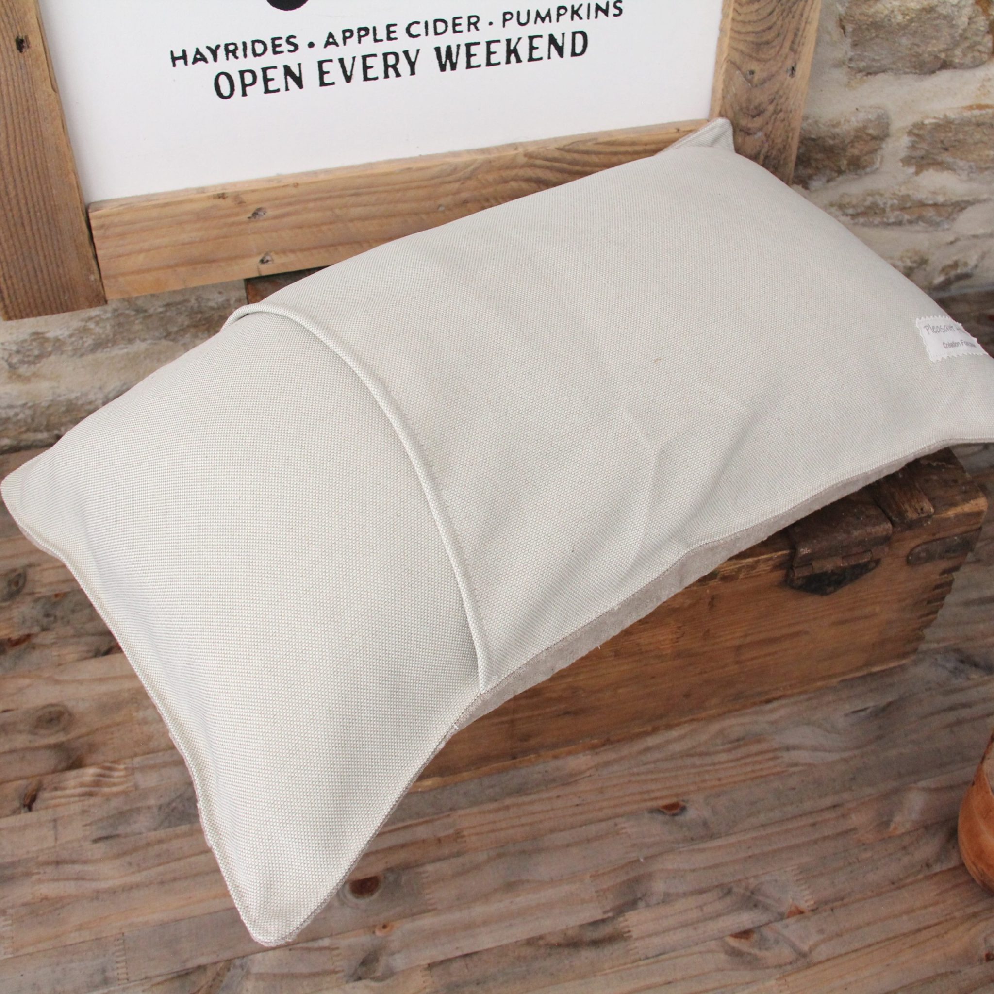 Coussin rectangle véritable toile La Poste – Image 5