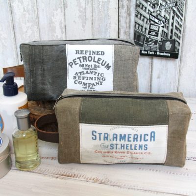 Trousses de toilettes artisanales pour homme