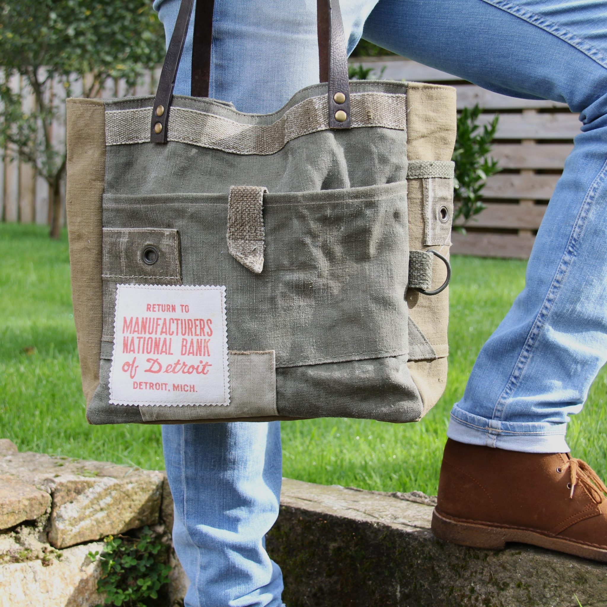 Sac Pleasant Home en toile recyclée