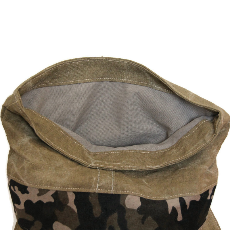 Sac à dos homme toile militaire recyclée, fabriqué en France – Image 9