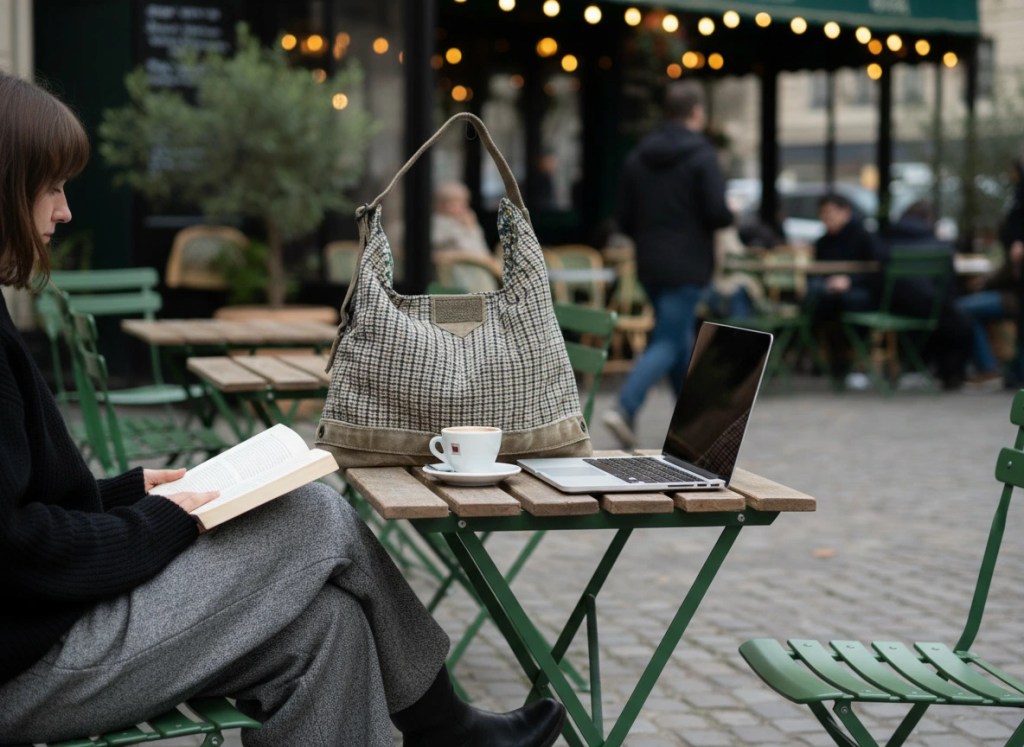 Sac bandoulière femme laine