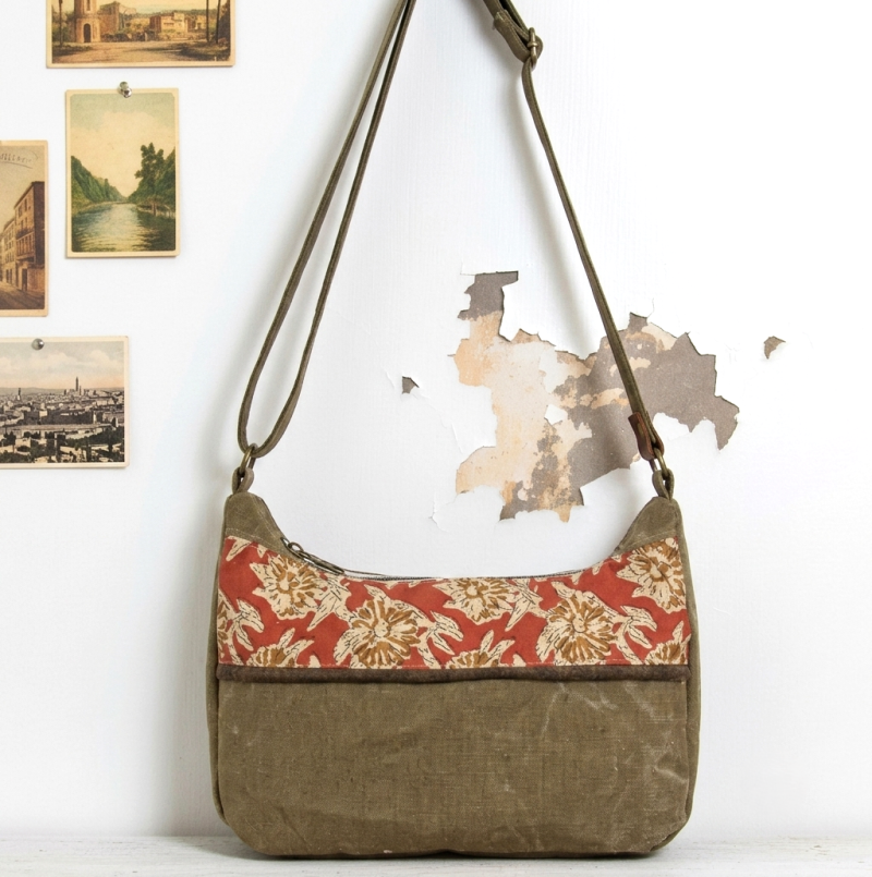 Sac en bandoulière pour femme en toile
