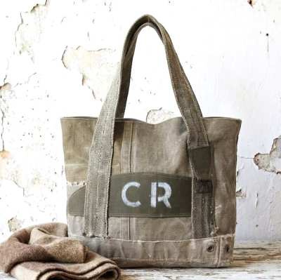 Grand sac en toile recyclée pour femme